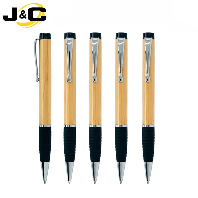 
Eco-friendly twist action bamboo and wooden pen 