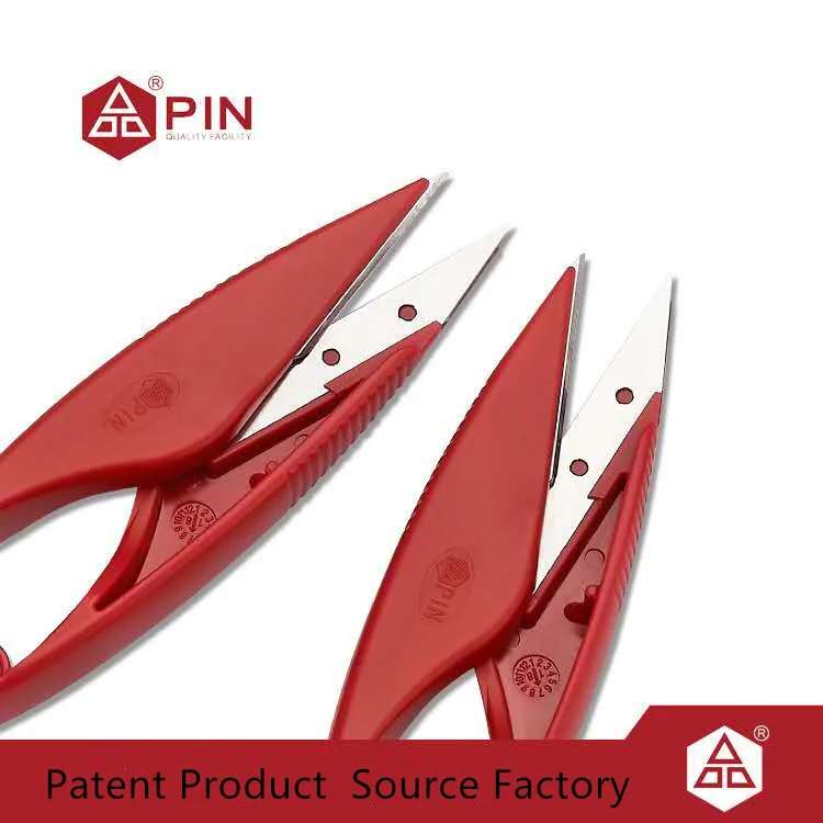 PIN Brand Patent Yarn Scissors Pin-1455 Double-sided Blade Cutter Stainless Steel Thread Trimmer