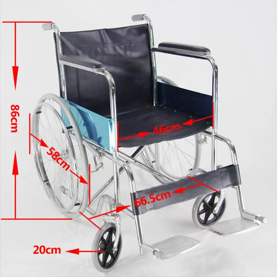 top selling China  manufacturer  chromed wheelchair for disabled people RJ-W809