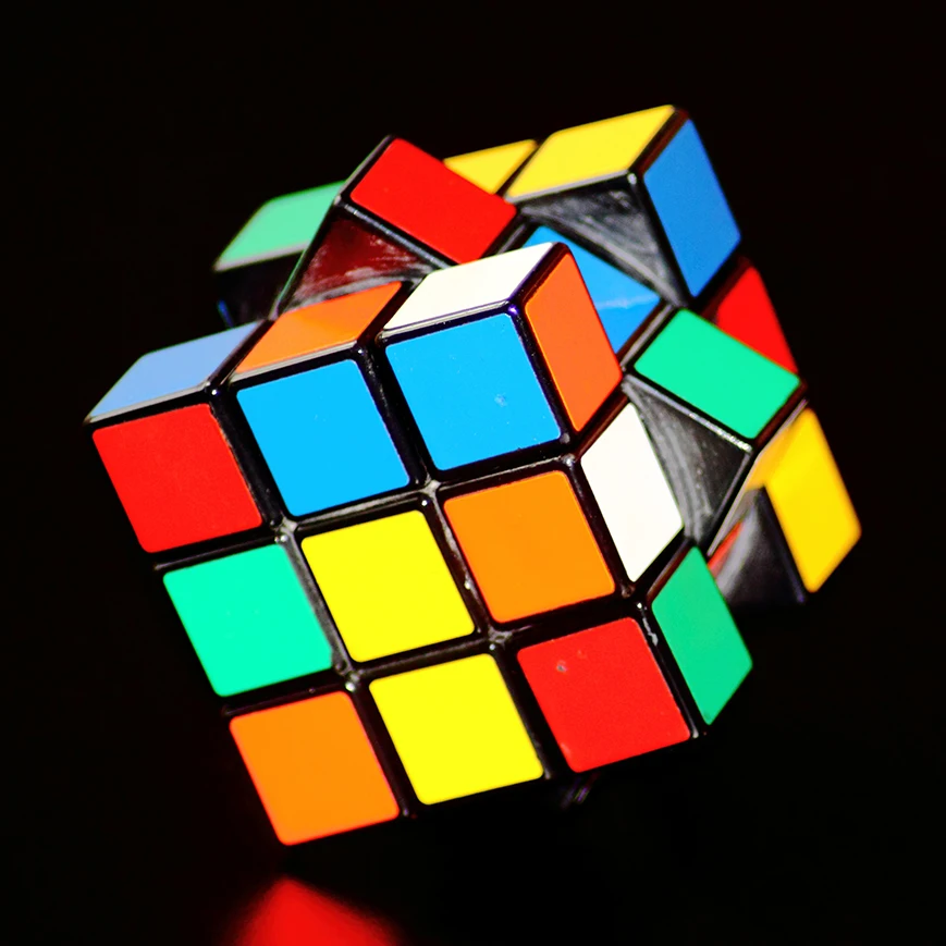 Customize Promotional Plastic High Speed Magic Cube Shenzhen 3D Advertising Puzzle Cube Toy Plastic