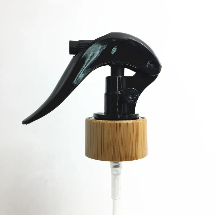 RUIPACK custom Bamboo closure hair care/personal care 24mm mini mist spray trigger pump