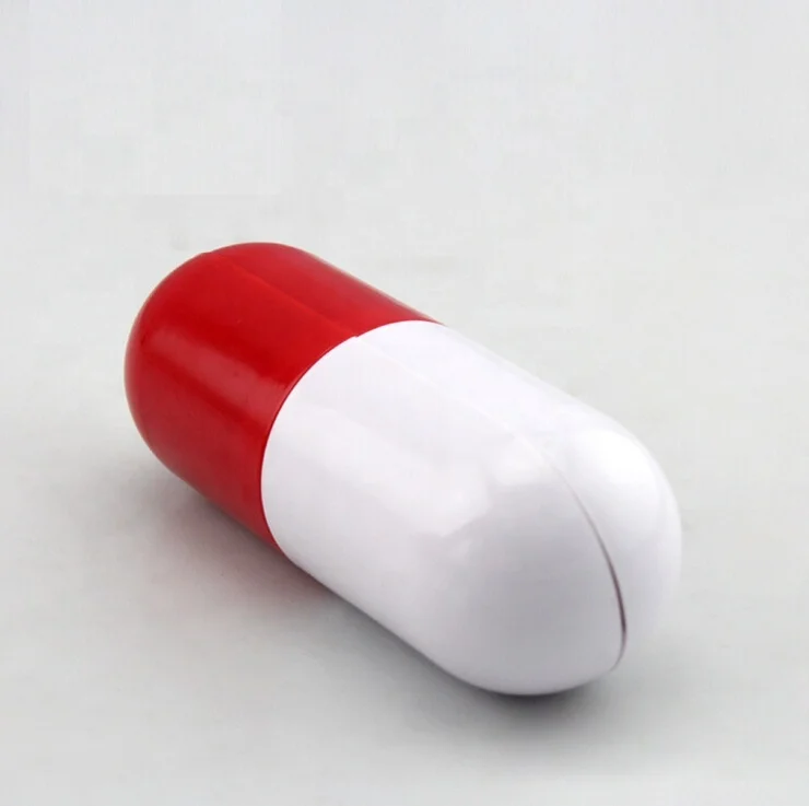 Cute Cheapest Mini Capsule Shaped Pill Box Children