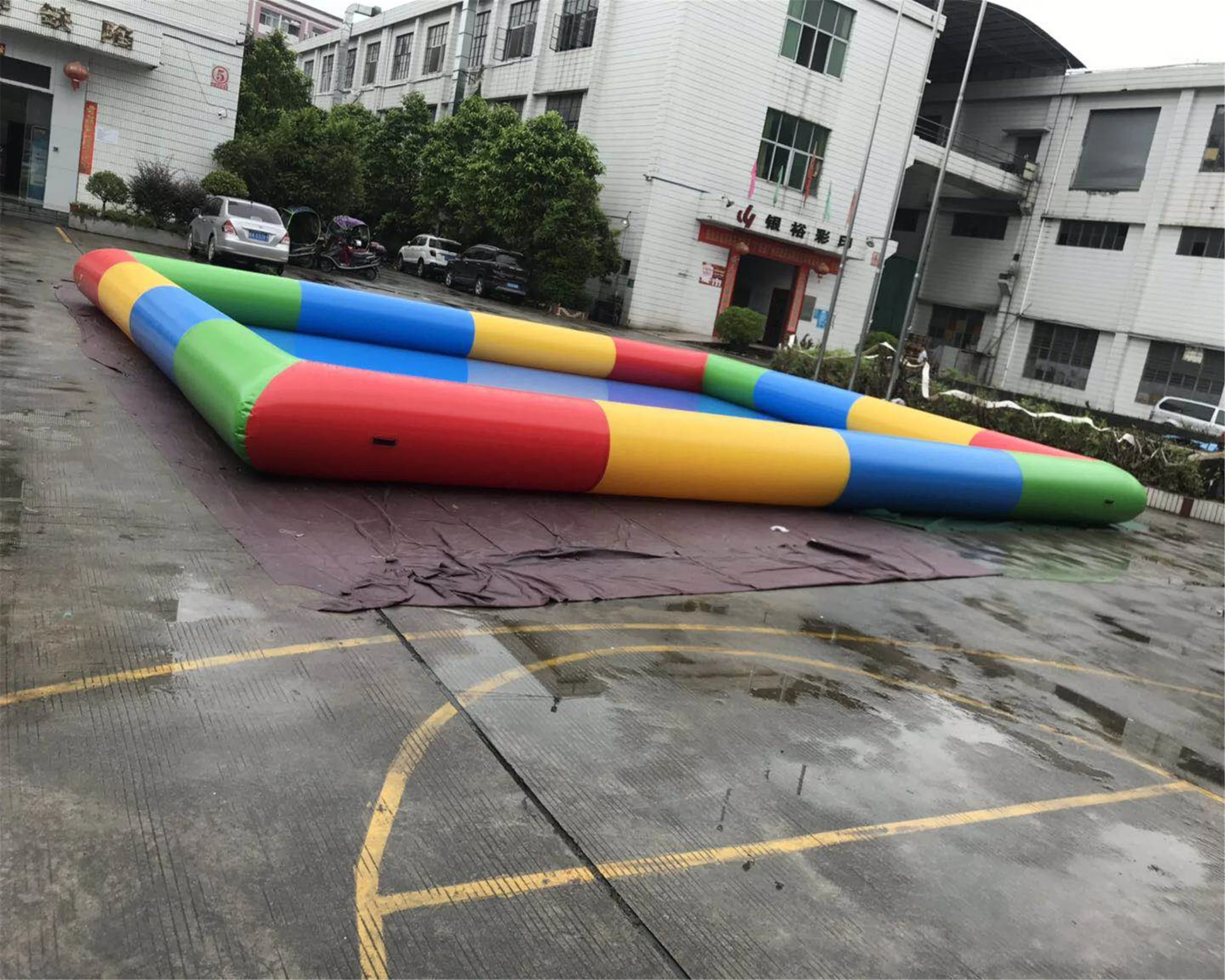 New design children inflatable swimming pool outdoor inflatable water pool for sale