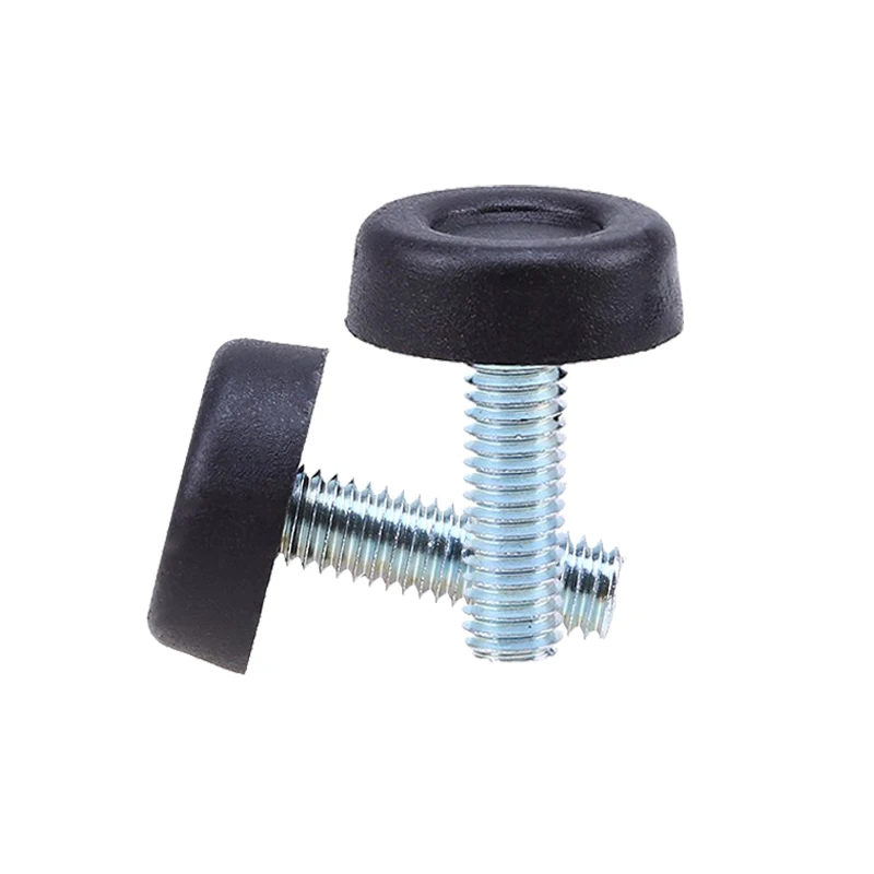 Furniture Table Chair Sofa  Adjustable leveling Leg Feet Glide Slide Leveler Base Screw-in M8 Bolt on Pad VT-03.105