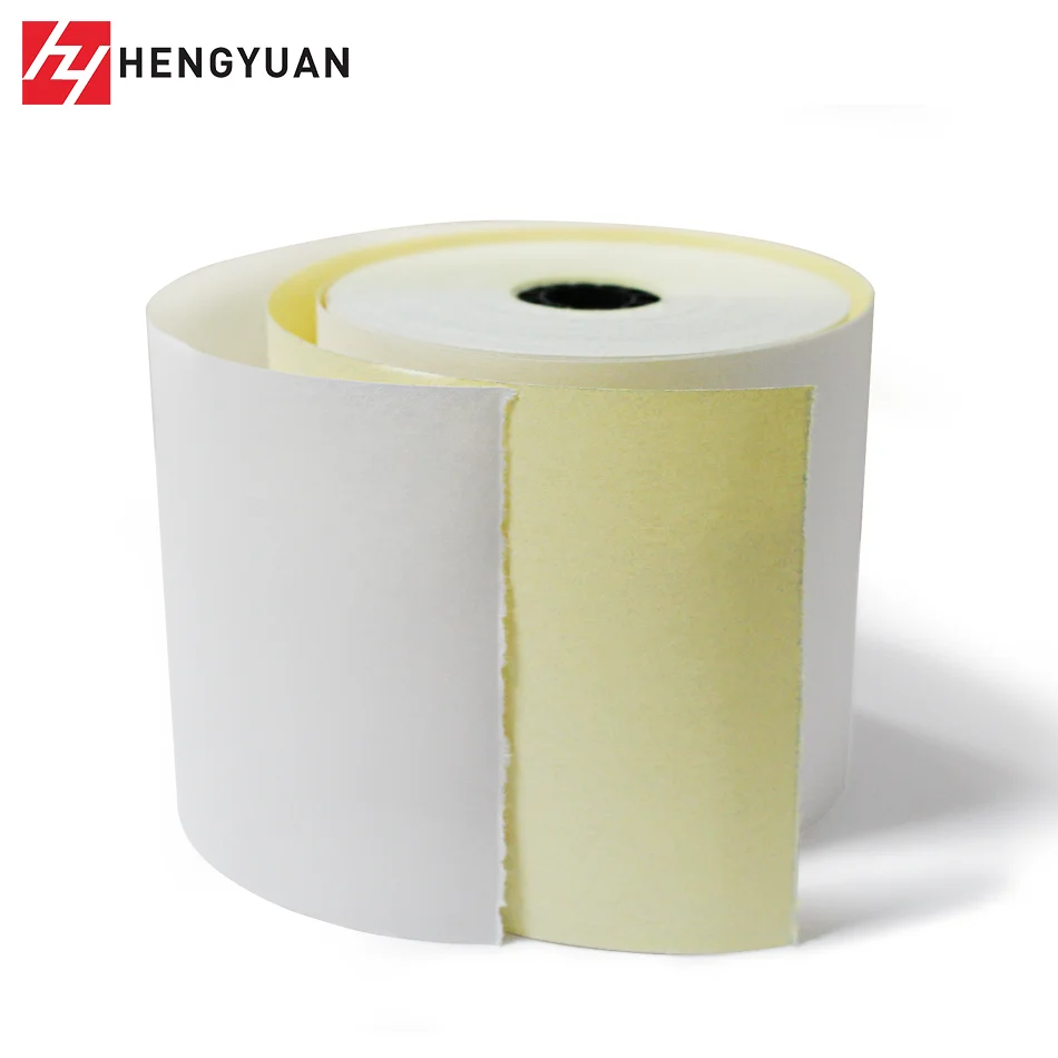 China Supplier 2 Ply and 3 Ply color cashier carbonless  paper