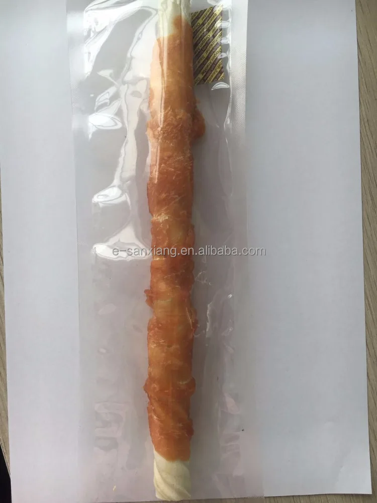 chicken wrap rawhide dog treats private label dog chews OEM pet foods factory