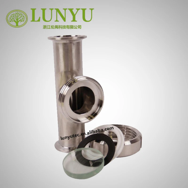  Tri Clamp Inline Sight Glass Spool Sanitary Stainless