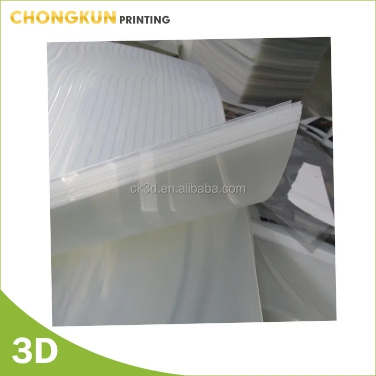 100% eco-friendly PP/PET 3d lens sheet