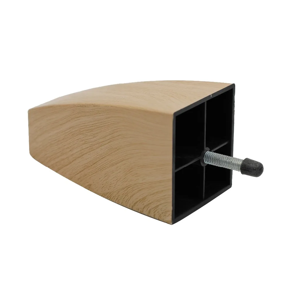 140mm Abs Curved Plastic Furniture Leg And Feet,curved Wooden Furniture Legs On Sale
