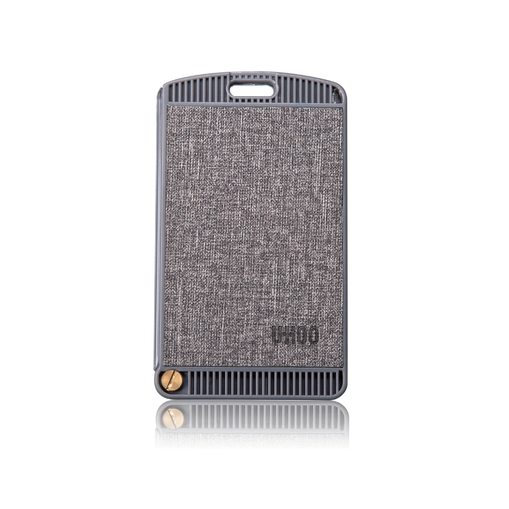 
Manufacturer High quality unique rotating design leather badge holder set 