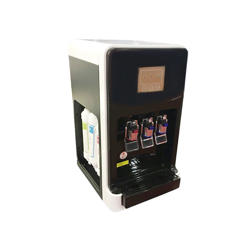table top water dispenser with 3 temperatures with filter RO