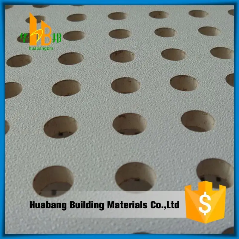 2x2 Acoustic Ceiling Board Theatre Perforated Gypsum Board