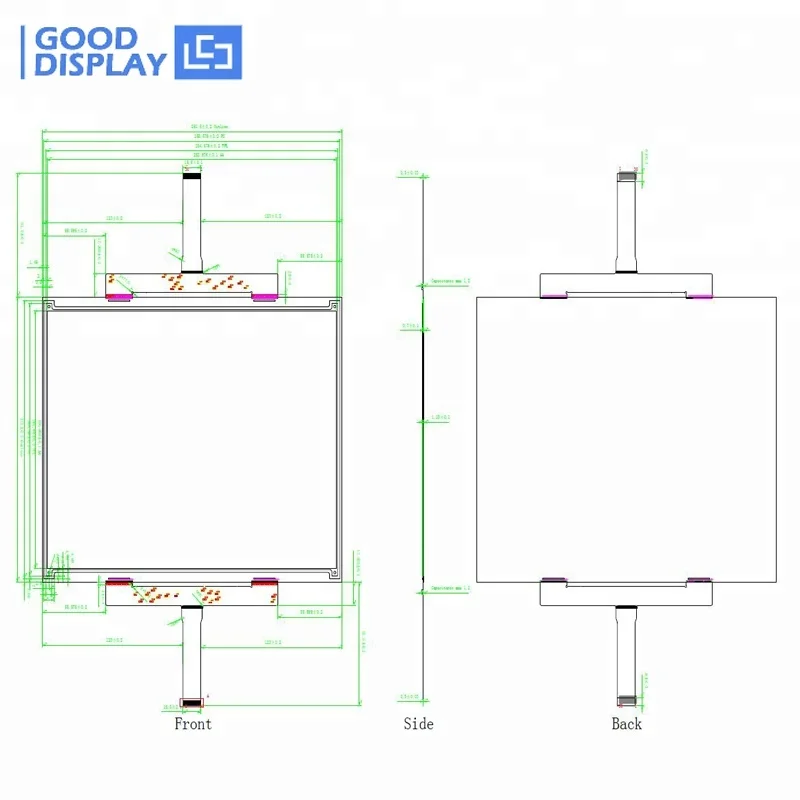  Набор для разработки goodisplay и большой дисплей 12 48 цветов e