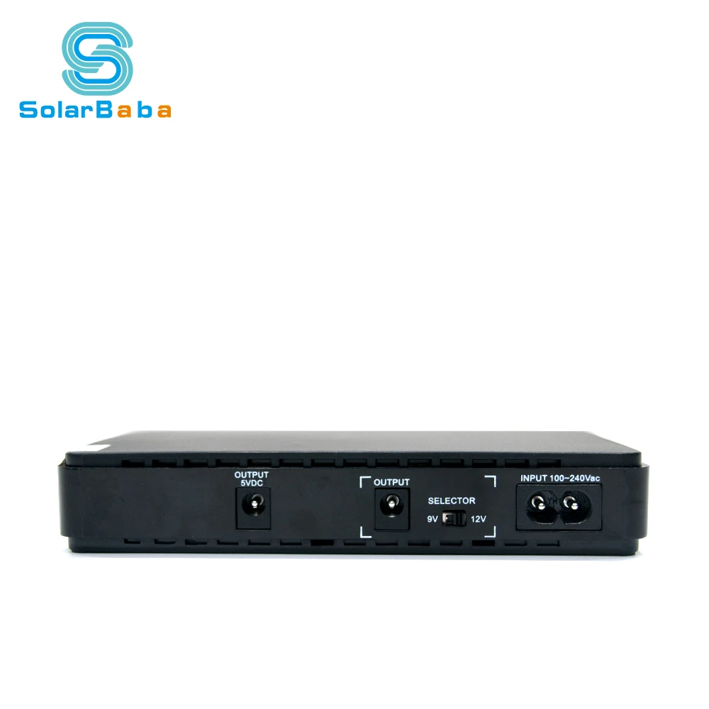 
Mini dc ups 12v 5v 9v output 110v 220v volt battery for room router 