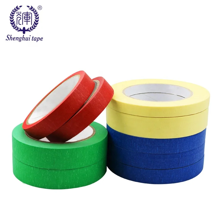 Colorful self adhesive car paper masking tape