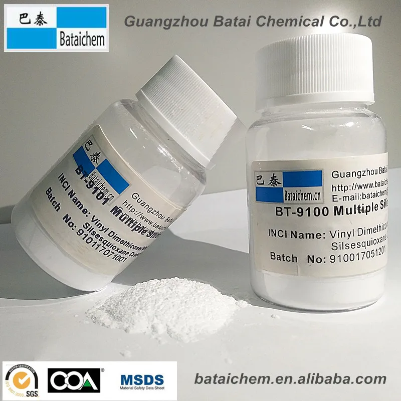 Polymethylsilsesquioxane Silicone Powder Raw Material with Matte for Lipgloss