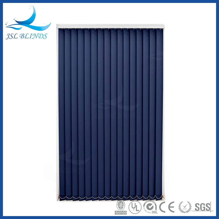 89MM PVC fabric Vertical Blind with wand safety for Children