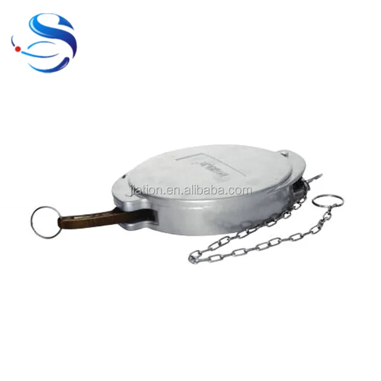 aluminum tank truck fitting API dust cap with flat gasket