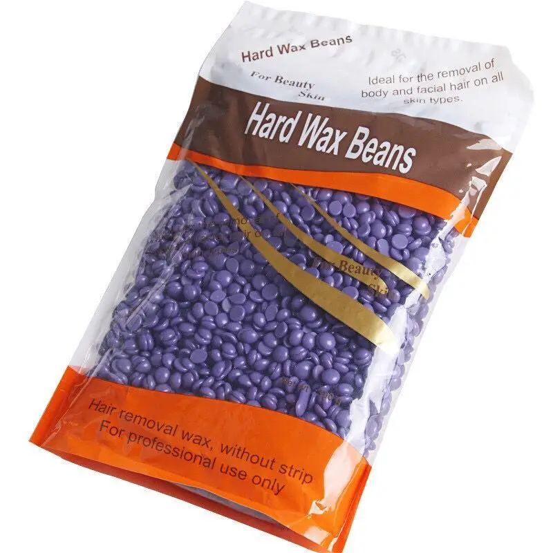  Private label Rose Flavor Wholesale Depilatory Hard Wax Pearl Beans Hair Removal For