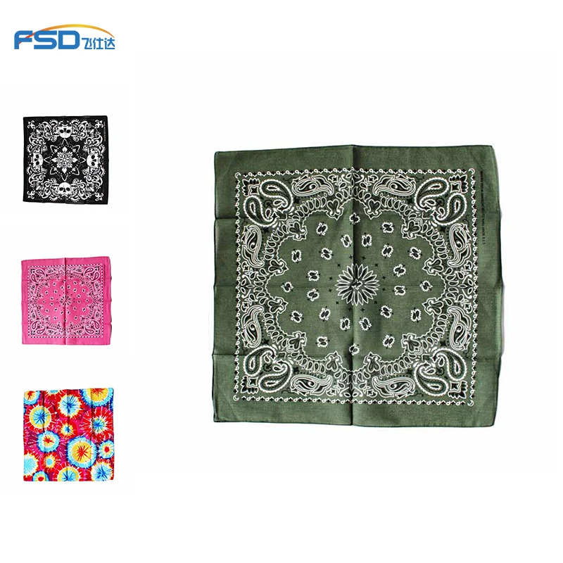 
Fashion face cloth square bandana kerchief 