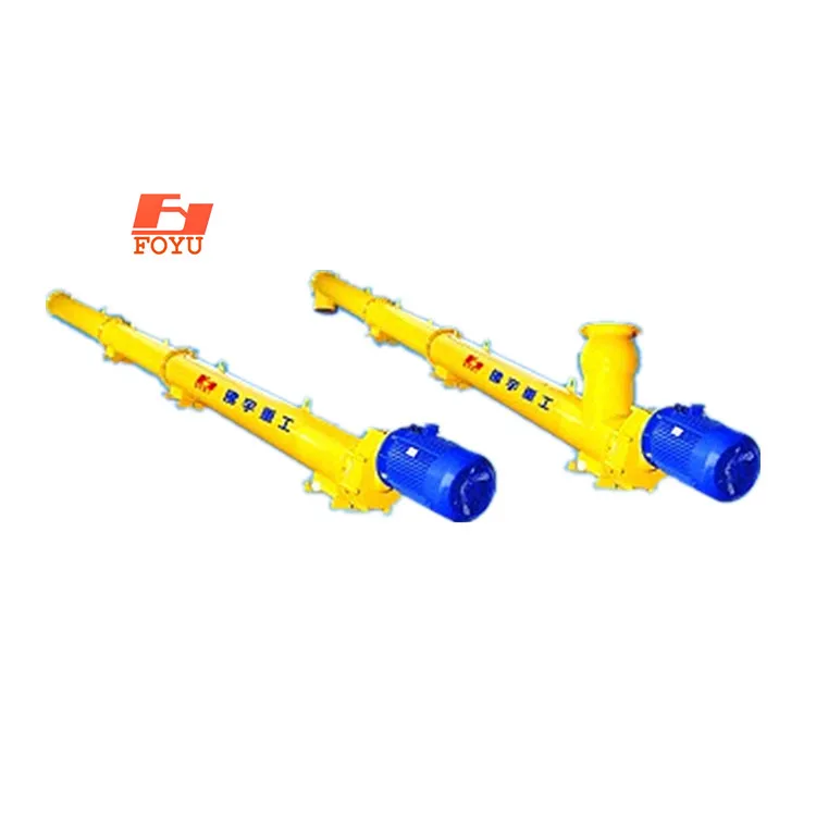 LSY325 screw conveyor is used for transporting cement, coal ash and other materials in concrete mixing station