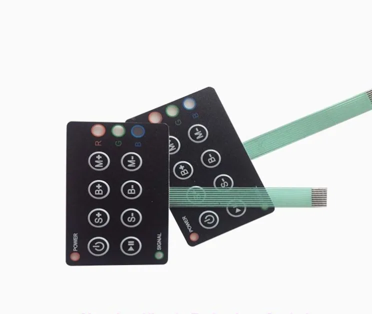 Free Sample good feedback waterproof  membrane switch capacitive led touch button with fast delivery