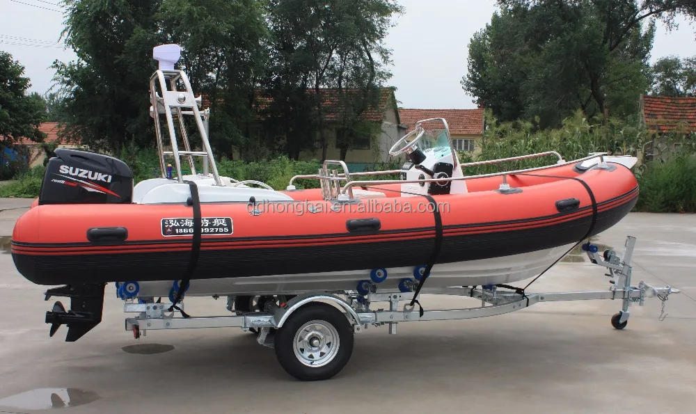 CE 5 2 m красная новая модель сделано в Китае стекловолоконная надувная лодка с двумя подвесными двигателями и звуковым звуком суона