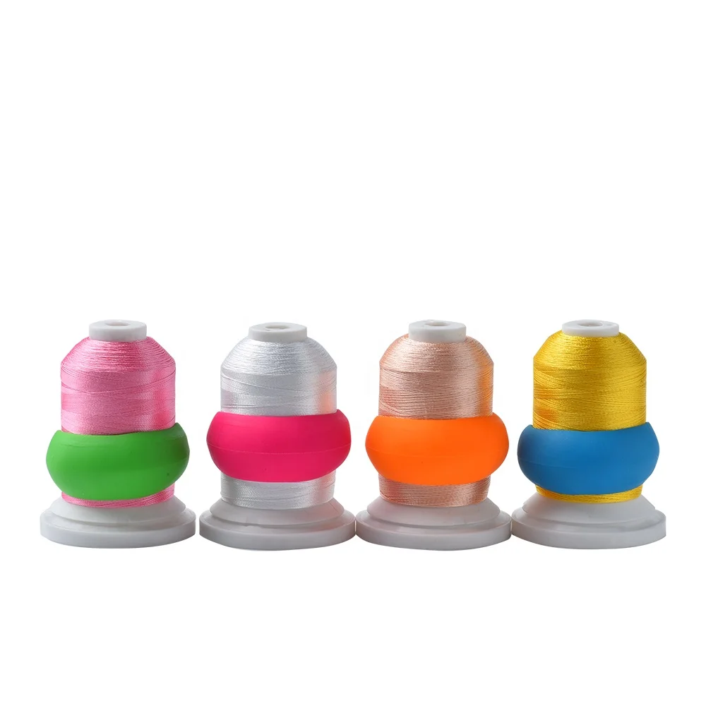 Silicone Colorful Bobbin Holders Bobbin Buddies Clips Storage Thread Spools Sewing Quilting Notions