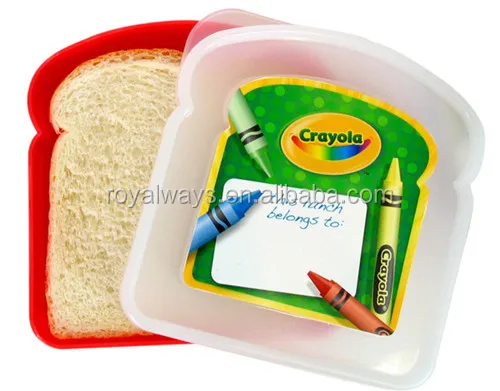 BPA free food safe plastic PP sandwich keeper, plastic bread box