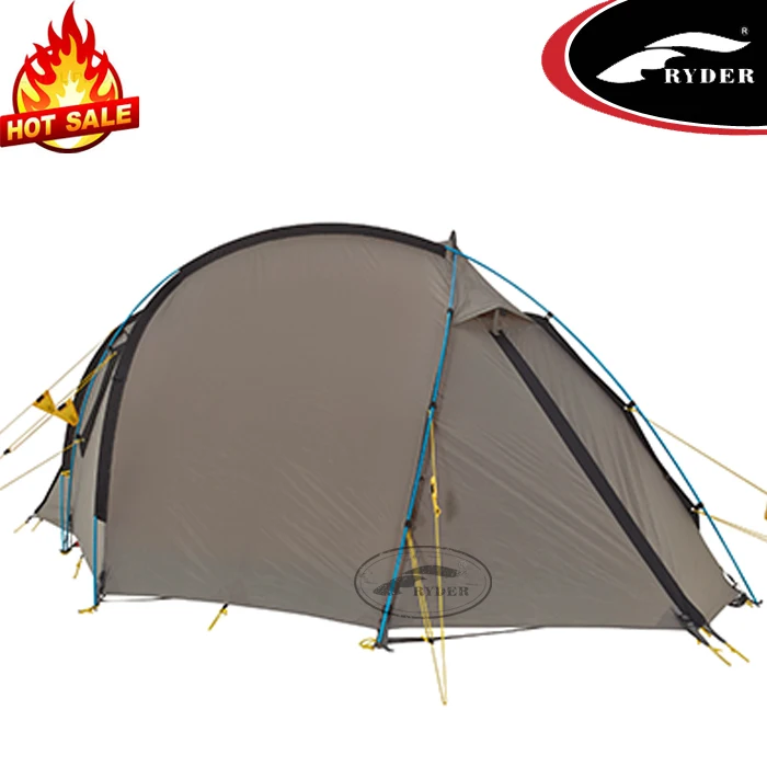 Private Label Top Brands Novelty Portable 3 Season 3 Person Waterproof Traveling Family Extended Geodesic Mountain Tent