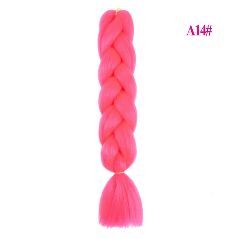 Различные типы косичек для волос синтетические волосы неоновые розовые Джамбо косички наращивание для африканских волос Красота Китай производитель