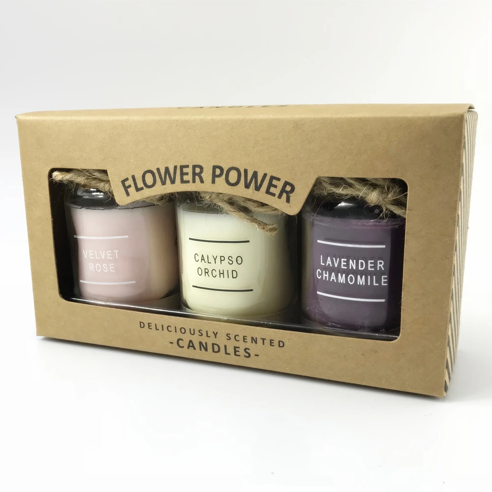 
Factory price private label glass scent candle aroma 