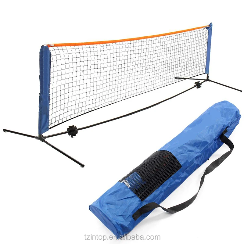Mini indoor outdoor beach practice Steel tennis net badminton net  for sports training