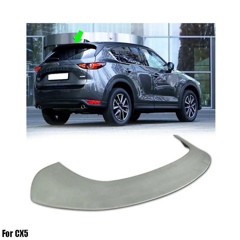 
ABS Primer Painted Back Rear Spoiler Lip Wing For CX5 2018 Rear Spoiler 