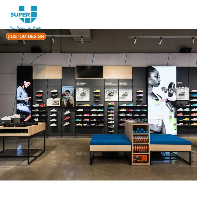 Fashion Soccer Boots Retail Display Soccer Store Interior Design