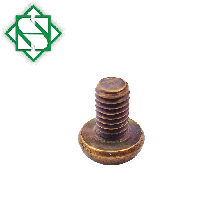Euro Machine Screws Bronze Color Pan Head With Torx Slot