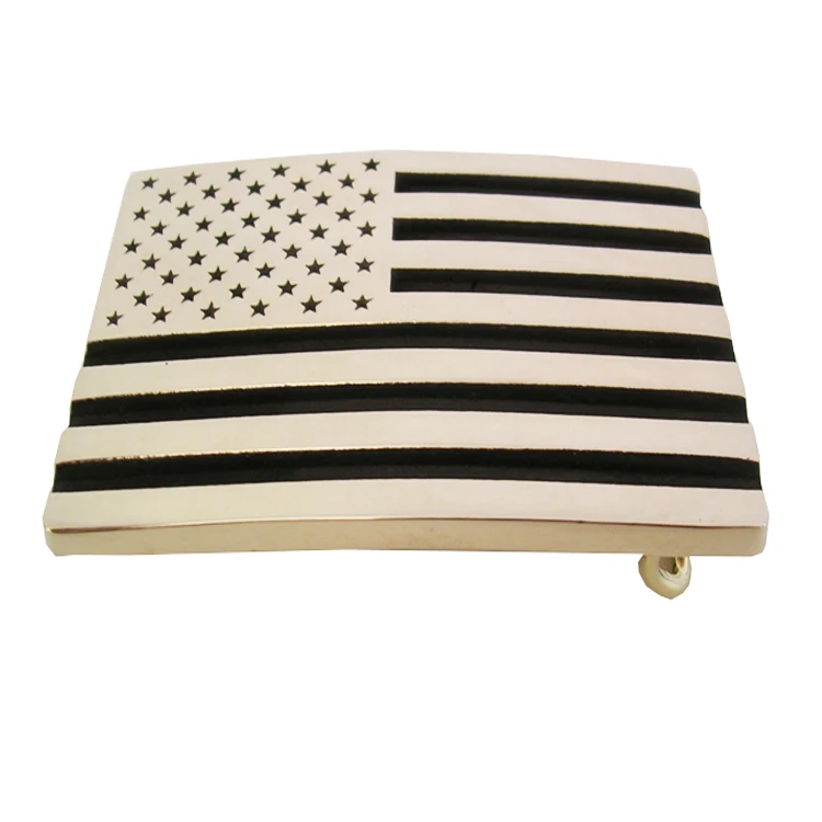 Fashion Hot Selling Custom Name Real Gun Shape Logo Belt Buckle For Mens