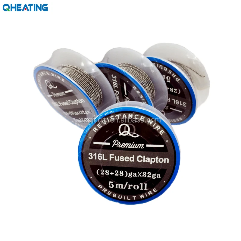 
Hot RDTA&RDA Atomizer Prebuilt Micro Clapton Twisted Stainless Steel 316l Wire Vape 