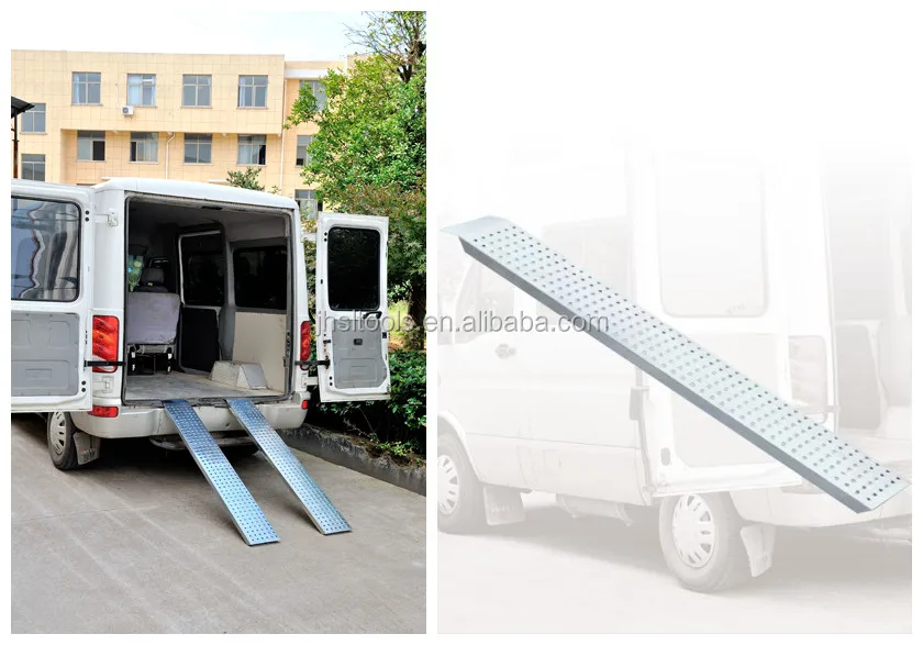Folding motorcycle ATV ramps,truck trailer aluminum loading ramp