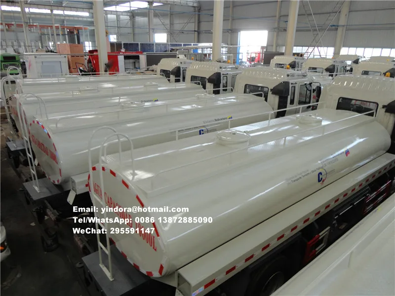  Dongfeng 4*2 6 wheeler блок развертки тележки yuchai 140hp разбрызгивание воды автомобиль 4 тонны 6000 литров 5000 топливный бак