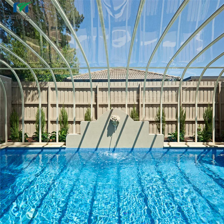 Anti-UV Swimming Pool Enclosed Cover Polycarbonate Sheet