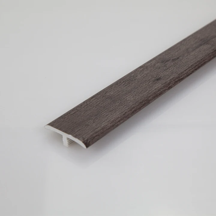 Plastic T Trim Edge Banding Vinyl  Flooring Connecting Profile