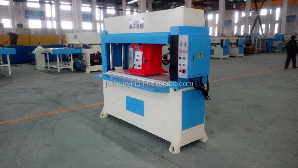 
35T Precision four-column hydraulic traveling head fabric clicker 