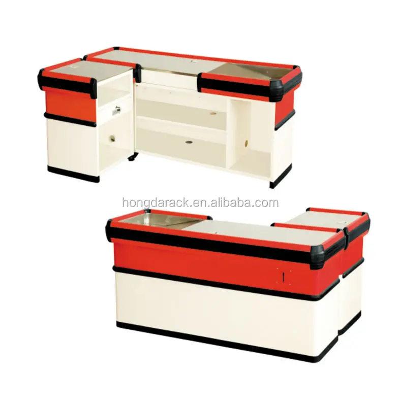 modern Design High Quality Gondola Cashier Store Shop Checkout Counter