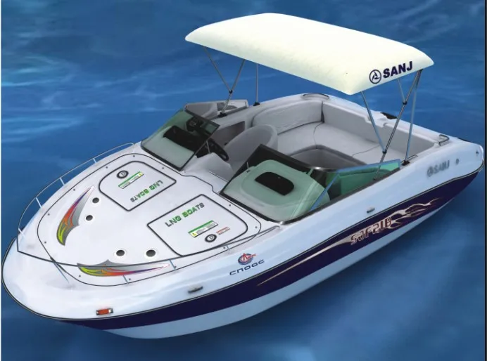 CE approved LNG sport speed boat with LNG cng engine