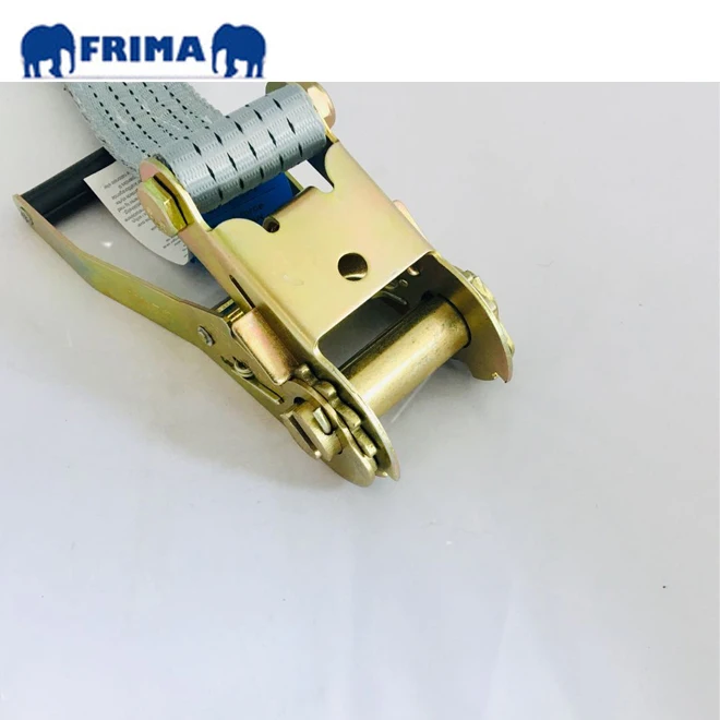 2500daN/5Ton/10m/50mm Heavy Duty Polyester  tie down strap  lashing belt with Commerical D Shackle