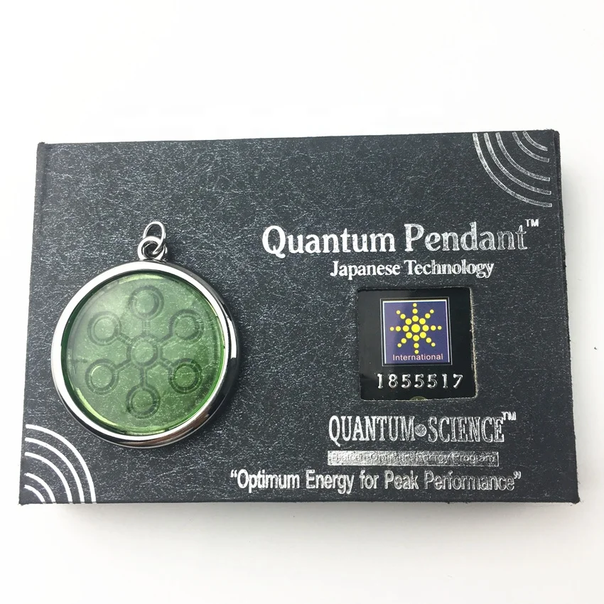 Nano technology bio chi pendant for healthcare bioglass energy disc factory