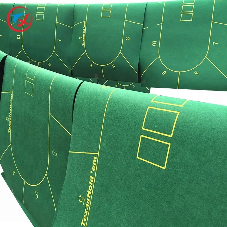 
Custom design pool table mat craps felt 