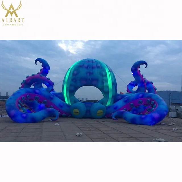 Outdoors stage event Decoration Inflatable DJ octopus Tentacle