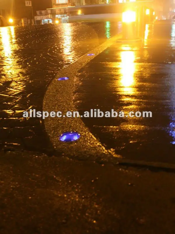 10 cm Solar Glass Road Studs VIALETA DE LED Solares 20 TONS